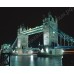 Картина с LED подсветкой: Тауэрский мост ночью, выполненная на холсте